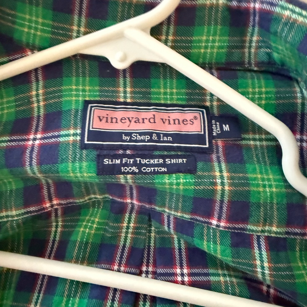 Vineyard Vines Flannel Shirt - Size Medium - $15